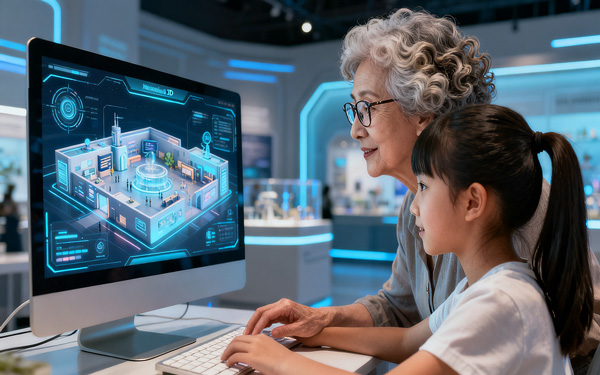 如何讓網(wǎng)絡(luò)虛擬3D展館適配不同用戶的操作能力？