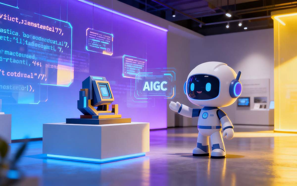 有效應用網上三維虛擬展館的AIGC內容生成