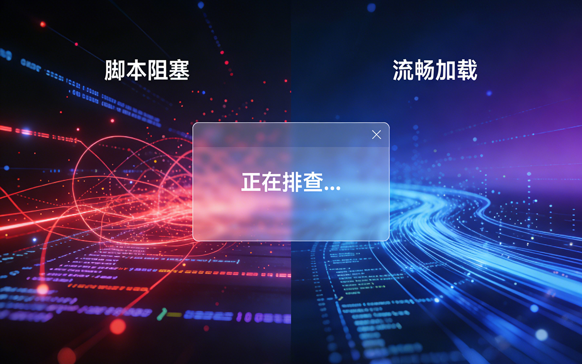 數字化虛擬展廳：排查腳本阻塞導致的加載卡頓