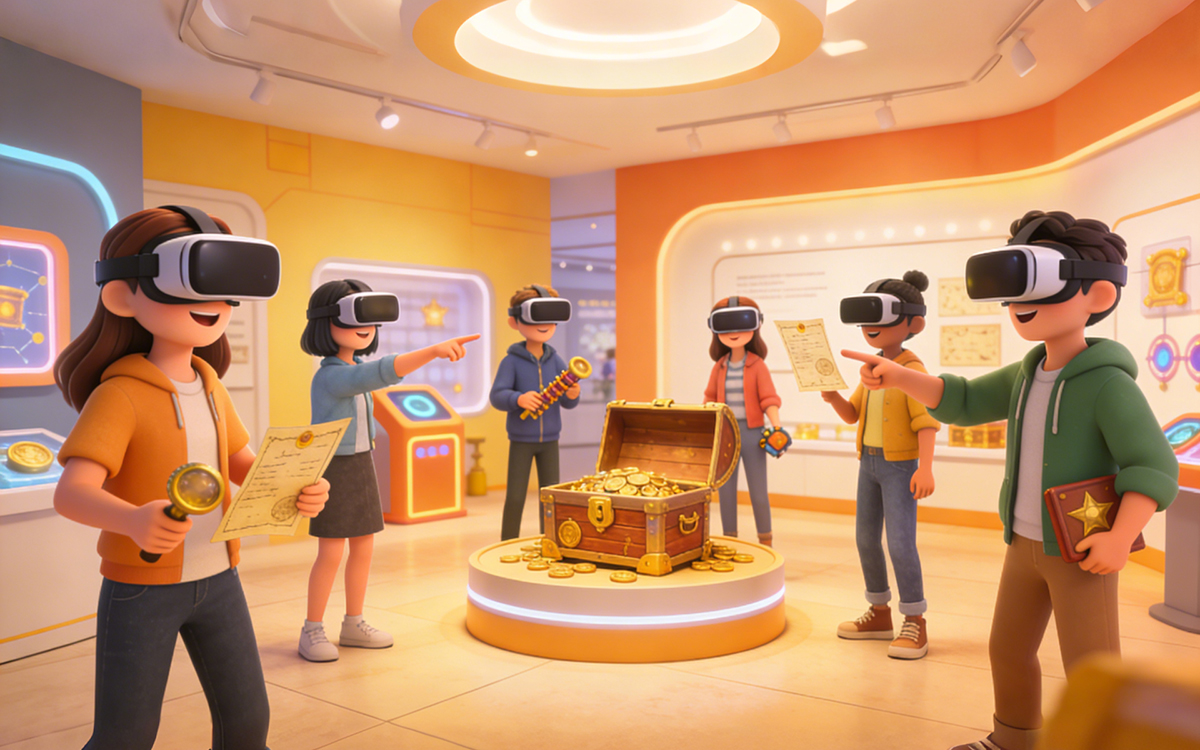 VR在線展廳如何運用尋寶游戲獎勵機制引導分享？