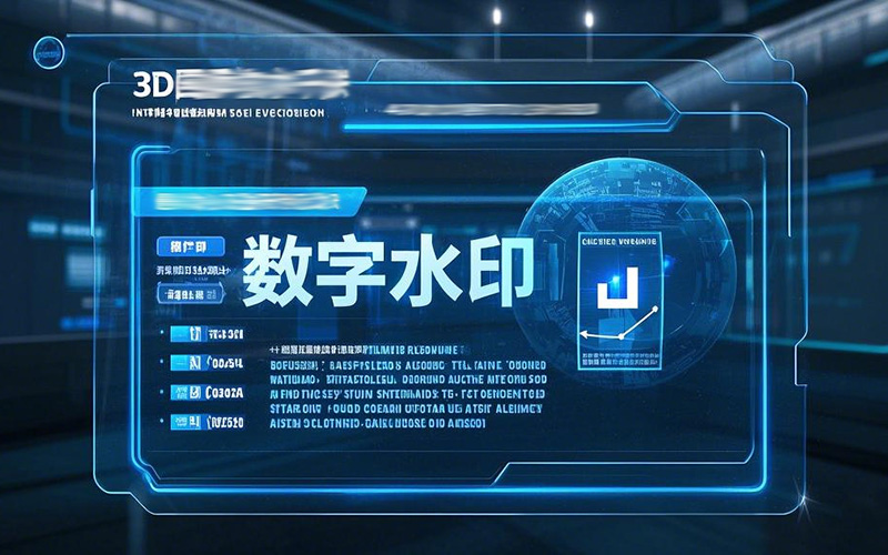 數字水印嵌入3D云展廳平臺內容的方法